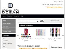 Tablet Screenshot of executiveocean.com
